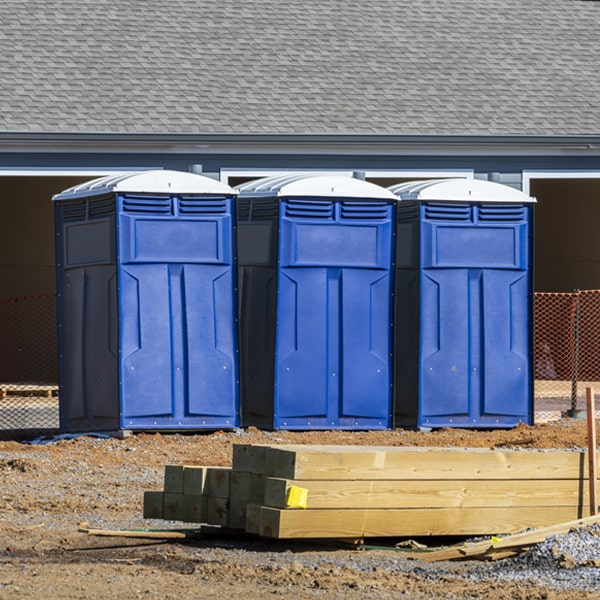 how do you ensure the porta potties are secure and safe from vandalism during an event in Mahaska